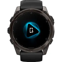 Смарт-годинник Garmin Fenix 8 AMOLED Sapphire 51mm Carbon Gray DLC Titanium with Black/Pebble Gray Silicone Band (010-02905-20/21/63) [115087] - мініатюра 7
