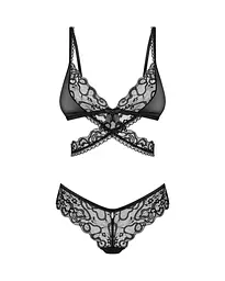 Комплект еротичної білизни Obsessive Blomentis 2-pcs set, XL/2XL - мініатюра 3