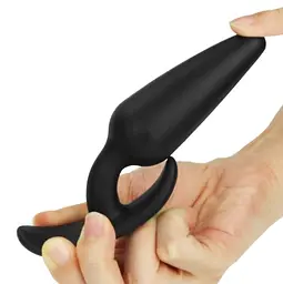 Анальная пробка Lure Me Butt Plug L черная - мініатюра 2
