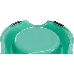 Миска Trixie для собак, подвійна, 2х200 л, d:11 см, 26х4х14 см (пластик) - мініатюра 5