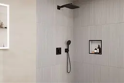 Душова система з термостатом Hansgrohe Raindance Alive Q 210x340 1jet matt black 24620670 - мініатюра 2