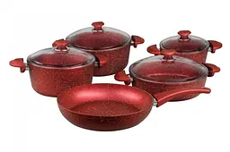 Набір посуду O.M.S. Collection 3002 Red 9 предметів