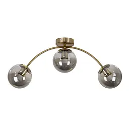 Люстра стельова Levistella 7529907-3 BRZ+BK
