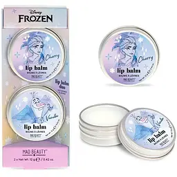 Набір бальзамів для губ Mad Beauty Frozen Крижане серце круглі 2 шт. × 12 г - мініатюра 4