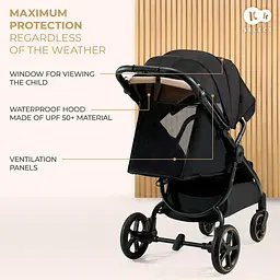 Прогулянкова коляска Kinderkraft Mitzy Ink Black (KSMITZ00BLK0000) - мініатюра 7