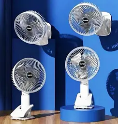 Міні вентилятор Desktop fan ручний з прищіпкою портативний акумуляторний переносний на акумуляторі USB - мініатюра 3