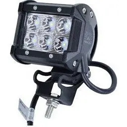 Додаткова LED фара 18W (3W x 6) 10-30V 95x75x60 mm ближній 1 шт. (D18W)