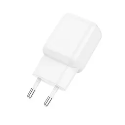Зарядний блок - адаптер мережевий HOCO single port charger C96A 1USB 2.1A чорний - мініатюра 3