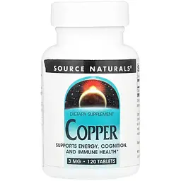 Дієтична добавка Sport Research Copper 3 мг 120 капсул