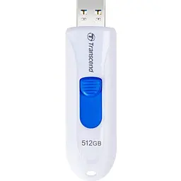 USB флеш накопичувач Transcend 512GB JetFlash 790 White USB 3.1 (TS512GJF790W)