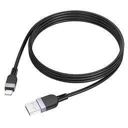 Дата кабель Hoco X109 Energy silicone USB to Lightning (3m) Black - мініатюра 2