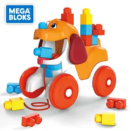Песик-каталка Mega Bloks Веселий конструктор (GNW63) - мініатюра 2