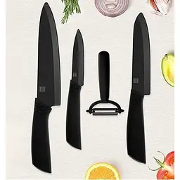 Комплект ножів Huo Hou Nano Ceramic Knifes Set 4 предмети HU0010 - мініатюра 6