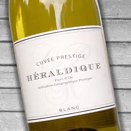 Вино Heraldique Blanc Cuvee Prestige біле сухе 0.75 л - мініатюра 2