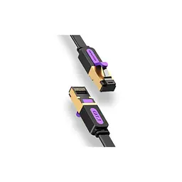 Патч-корд Vention 10 м, UTP Cat. 7 RJ-45 плаский чорний (ICABL)
