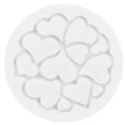 Кондитерський килимок Silikomart для декорування Міні Серце 6 шт х 2 мл (MINI LOVE DECOR)