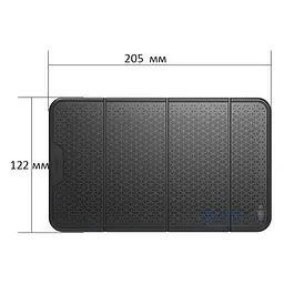 Килимок антиковзкий для телефону Baseus Folding Bracket Antiskid Pad SUWNT-01 (Чорний) - мініатюра 7