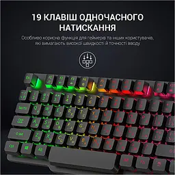 Клавіатура GamePro GK380 USB Black [111019] - мініатюра 5