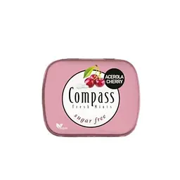 Льодяники Compass зі смаком вишні без цукру 14 г