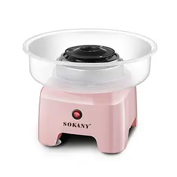 Апарат для солодкої вати Sokany SK-520 настільний, рожевий Sokany SK-520P