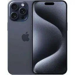 Смартфон Apple iPhone 15 Pro Max 512Gb Blue Titanium [MU7F3] [92622] - мініатюра 1