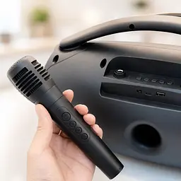 Колонка MS-3643BT-W / Колонка Bluetooth з мікрофоном / Акустика з RGB-підсвічуванням - мініатюра 4