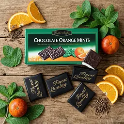 Шоколадні цукерки Maitre Truffout Chocolate Orange Mints 200г - мініатюра 2