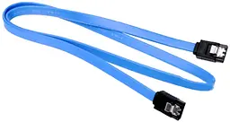 Кабель SATA 3.0 7pin, F/F, 0.4 м, с защелками, синий