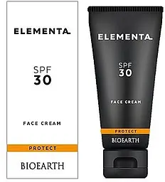 Захисний крем для обличчя Bioearth Elementa SPF30 Face Cream 50 мл - мініатюра 2