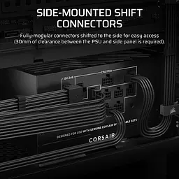 Блок живлення Corsair RM750x Shift ATX 3.1 750W (CP-9020298-EU) - мініатюра 3