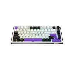 Клавіатура Hator Hellyberry HK75 Mechanical Linear RGB Wireless/Bluetooth/USB UA White/Violet (HK75_wireless) - мініатюра 2