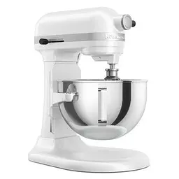 Кухонна машина KitchenAid Heavy Duty 5,2 л 5KSM55SXXEWH з підйомною чашею, білий