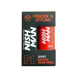 Пудра для укладання волосся Nishman Matte Finish Volume Powder P1 Sport  20 г