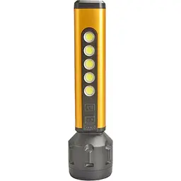 Ручний акумуляторний ліхтар Gold Silver GS-220 9343, 5 Вт, золотистий