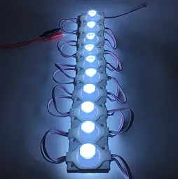 Світлодіодний модуль 12V SMD3030 1,5W 46x32 мм IP67 120lm Біле світло 1 шт - мініатюра 4