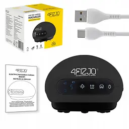 Масажна вакуумна банка 4FIZJO акумуляторна з ІЧ прогріванням 4FJ0517 Black (P-5907739318695) - мініатюра 14