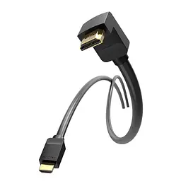 Кабель мультимедійний HDMI M to HDMI M 3.0m 4K60Hz 90° corner black Vention (AAQBI) - мініатюра 4