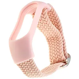 Ремінець Braided Buckle Enhanced Mi Band 3/4/5/6/7 Рожевий