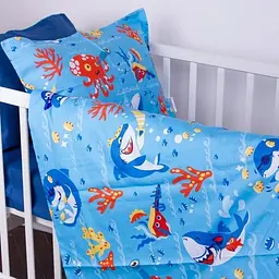 Простирадло MirSon Kids Time Сатін, 22-1314, Cerulean - мініатюра 7