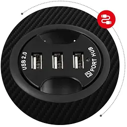 Комп'ютерний стіл Huzaro Hero 5.0 RGB black - мініатюра 6