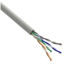 Кабель мережевий OK-Net UTP 100м cat.5e (U/UTP-cat.5Е-SL) (КПВ-ВП (100) 4*2*0,46 / 100)