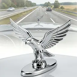 Емблема приціл на капот EAGLE Хром сплав на скотчі (Завод) - мініатюра 4