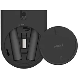Миша бездротова Xiaomi Miiiw Lite Mouse Dual Mode 2 режиму радіо та блютуз MWPM01 чорна - мініатюра 6