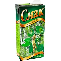 Сік Смак Березовий з цукром 1 л - мініатюра 2