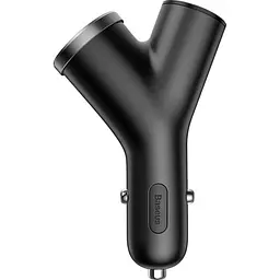 Автомобільний зарядний пристрій Baseus Y Type Car Charger Black (CCALL-YX01) [169696]