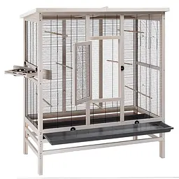 Клітка для канарок та маленьких птахів Ferplast Wilma Large Wooden Aviary 131,5x67x153 см 56160814 - мініатюра 3