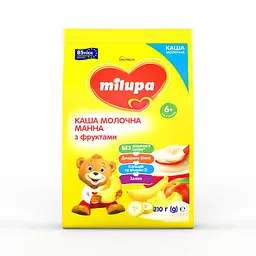 Молочна каша Milupa Манна з фруктами 210 г - мініатюра 2