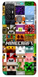 Чохол Demsky Minecraft collage для ZTE Blade A52