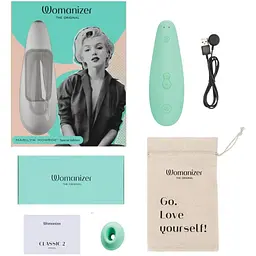 Стимулятор Womanizer Marilyn Monroe (Mint) - мініатюра 5