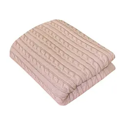 Плед Прованс Soft косы Пудра 140x180 см (11687)